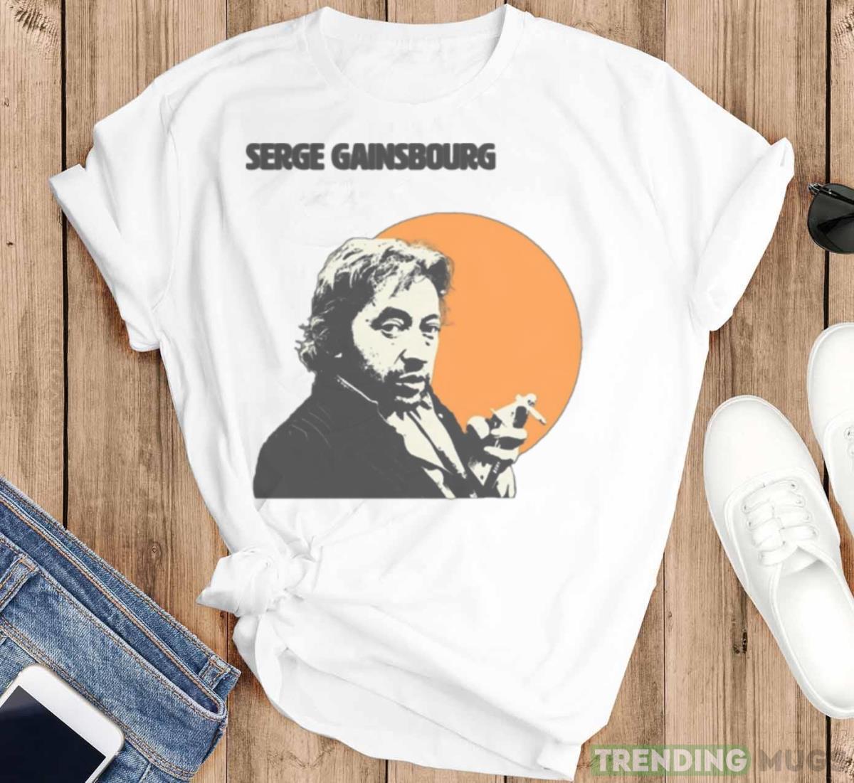 Serge Gainsbourg Portrait Graphic shirt Light Shirt Serge Gainsbourg Portrait Graphic shirt Light Shirt