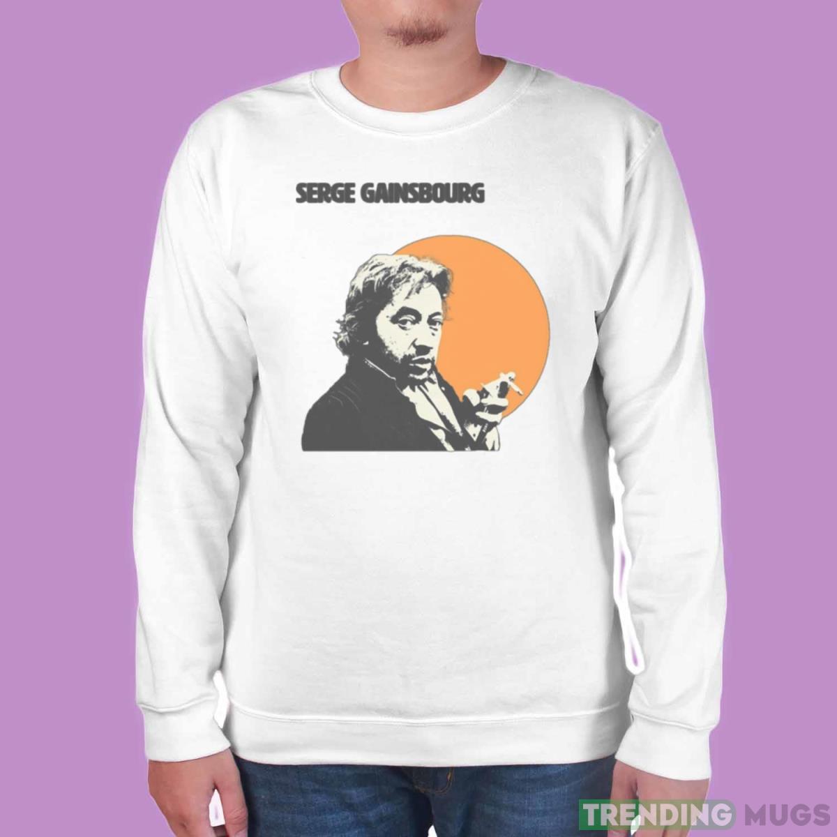 Serge Gainsbourg Portrait Graphic shirt Light Shirt Serge Gainsbourg Portrait Graphic shirt Light Shirt