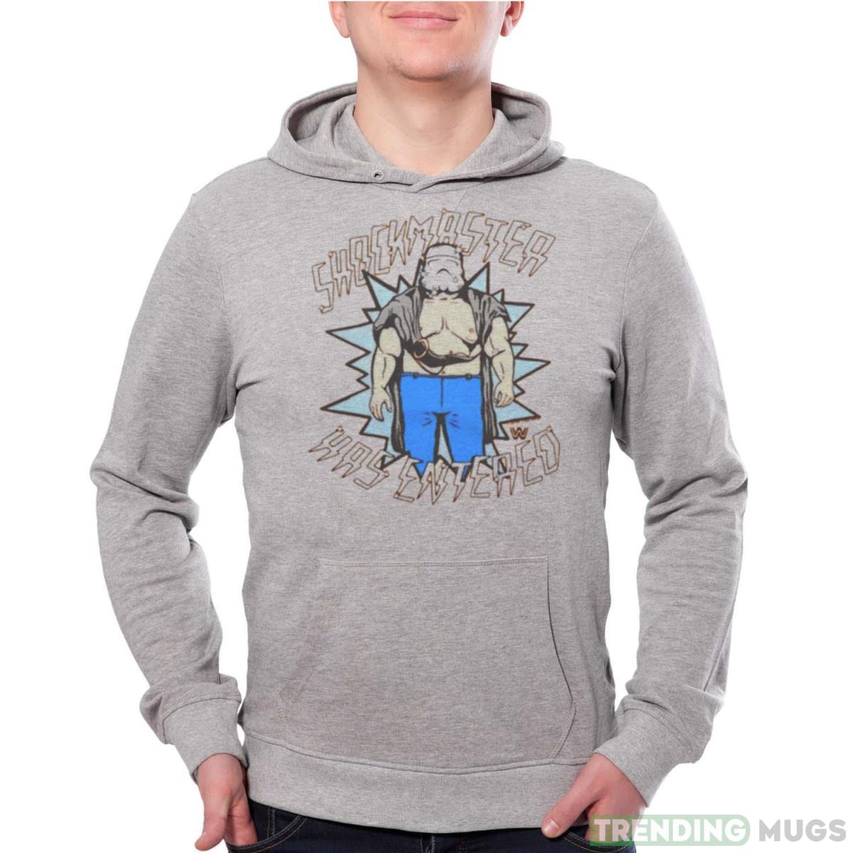 Shockmaster has Entered shirt - Grey Unisex Hoodie Shockmaster has Entered shirt - Grey Unisex Hoodie