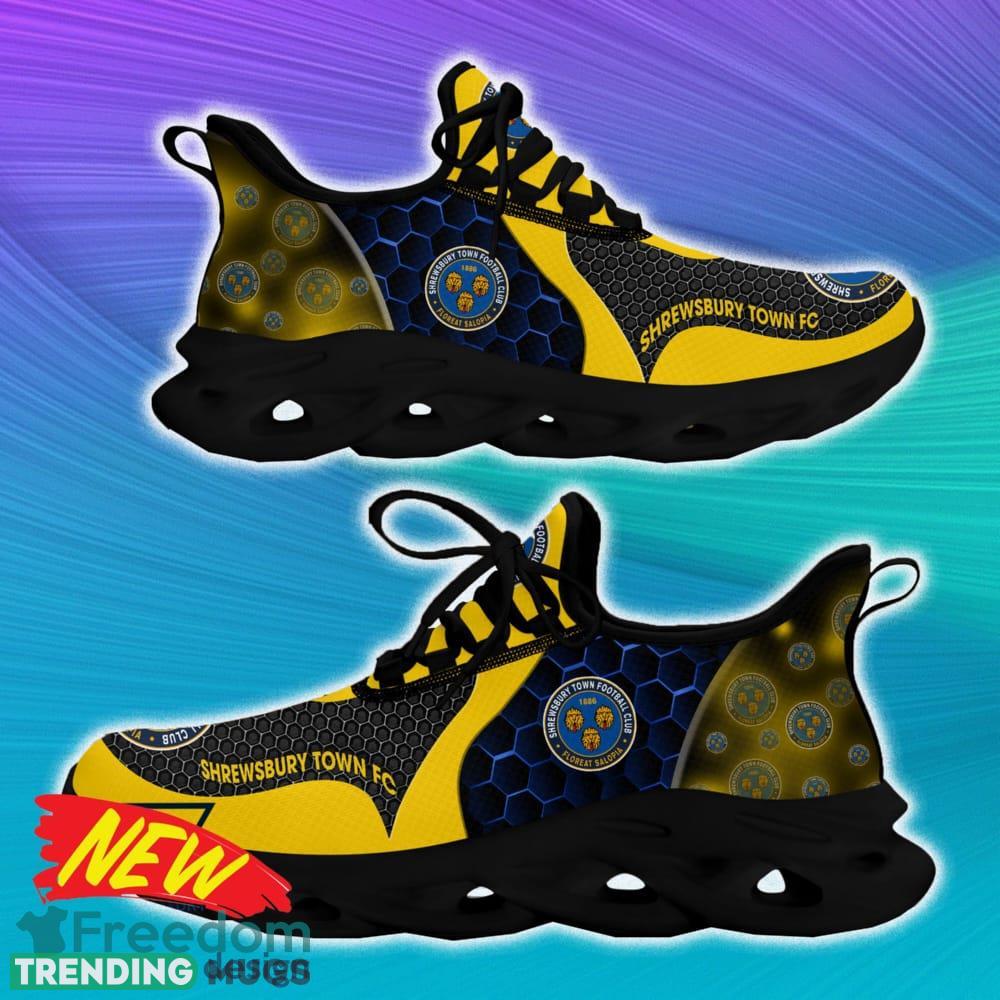Shrewsbury Town EFL Max Soul Shoes Gift For Fans Running Shoes Max Soul Shrewsbury Town EFL Max Soul Shoes Gift For Fans Running Shoes Max Soul