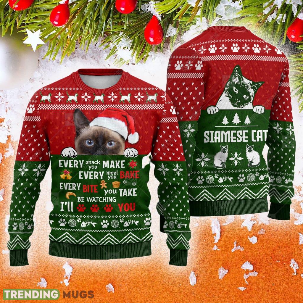 Siamese Cat Every Snack Meal Bite You Make Animals Ugly Christmas Sweater AOP Gift For Men And Women - Siamese Cat Every Snack Meal Bite You Make Animals Ugly Christmas Sweater AOP Gift For Men And Women Siamese Cat Every Snack Meal Bite You Make Animals Ugly Christmas Sweater AOP Gift For Men And Women - Siamese Cat Every Snack Meal Bite You Make Animals Ugly Christmas Sweater AOP Gift For Men And Women
