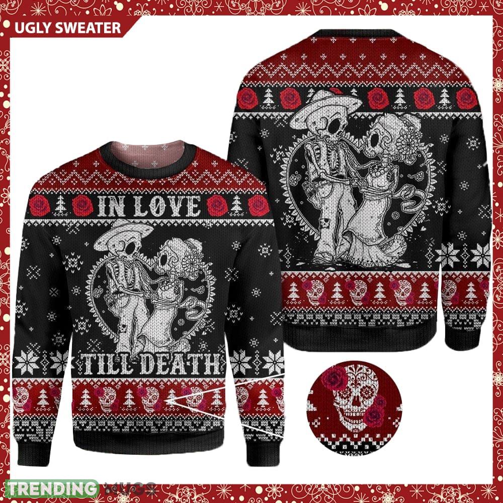 Skull In love till death Boutique Knitted All Over Print Sweater For Xmas - Skull In love till death Boutique Knitted All Over Print Sweater For Xmas Skull In love till death Boutique Knitted All Over Print Sweater For Xmas - Skull In love till death Boutique Knitted All Over Print Sweater For Xmas