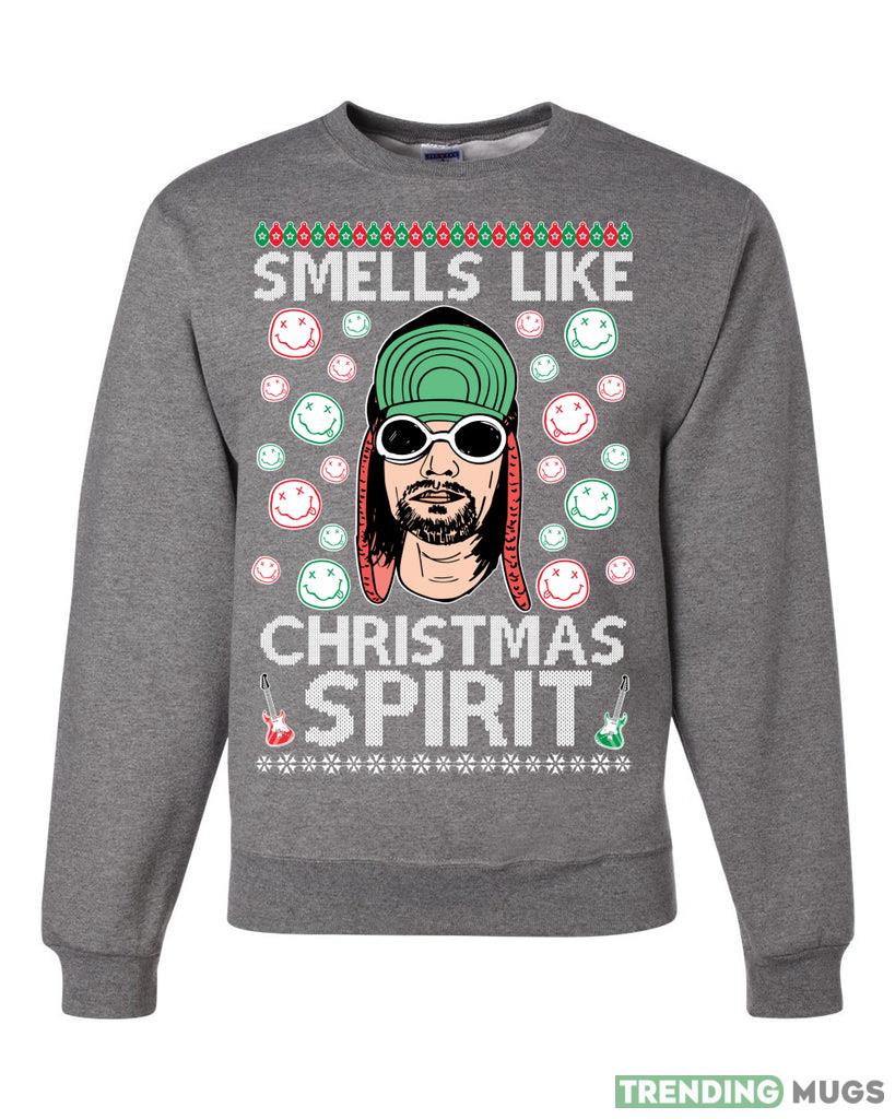 Smells Like Christmas Spirit Merry Sweater Sweatshirt For Men And Women Gift Ugly Christmas Dark Shirt Smells Like Christmas Spirit Merry Sweater Sweatshirt For Men And Women Gift Ugly Christmas Dark Shirt