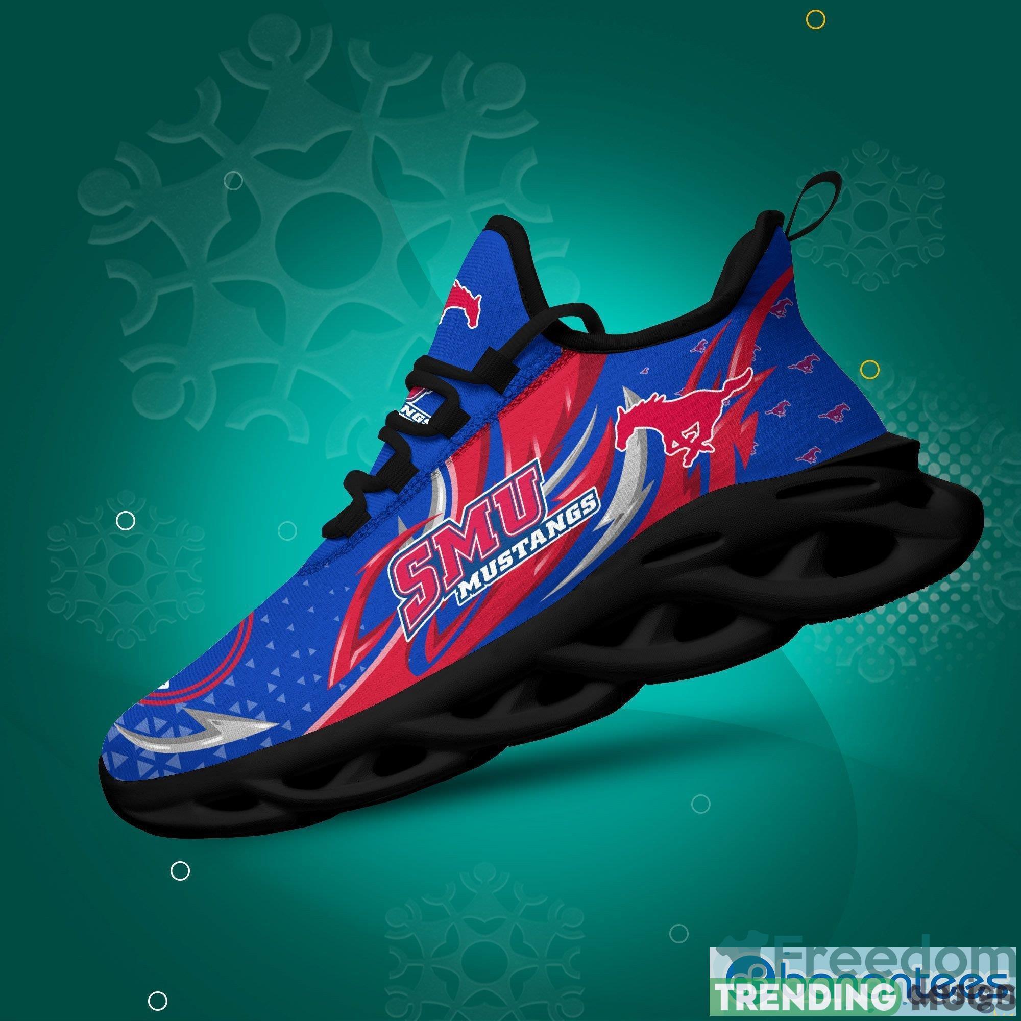 SMU Mustangs Logo Chunky Sneakers Max Soul Shoes Gift For Men And Women - SMU Mustangs Logo Pattern 3D Max Soul Sneaker Shoes_1 SMU Mustangs Logo Chunky Sneakers Max Soul Shoes Gift For Men And Women - SMU Mustangs Logo Pattern 3D Max Soul Sneaker Shoes_1