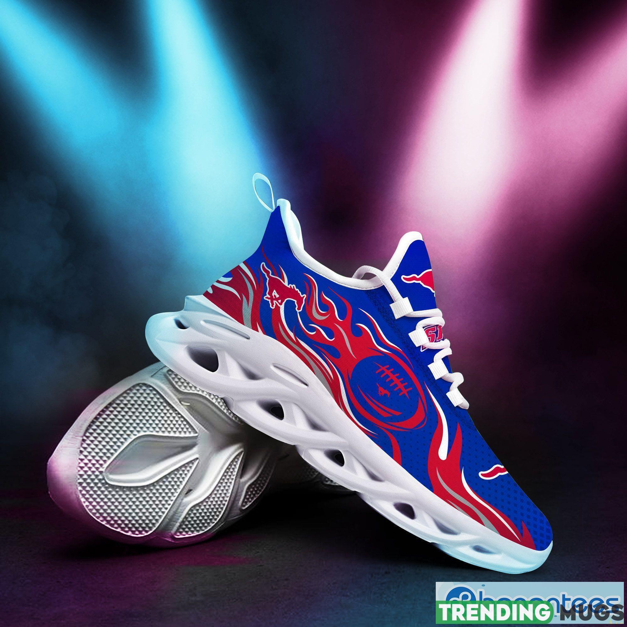 SMU Mustangs Logo Fireball Chunky Sneakers Max Soul Shoes Gift For Men And Women Max Soul SMU Mustangs Logo Fireball Chunky Sneakers Max Soul Shoes Gift For Men And Women Max Soul