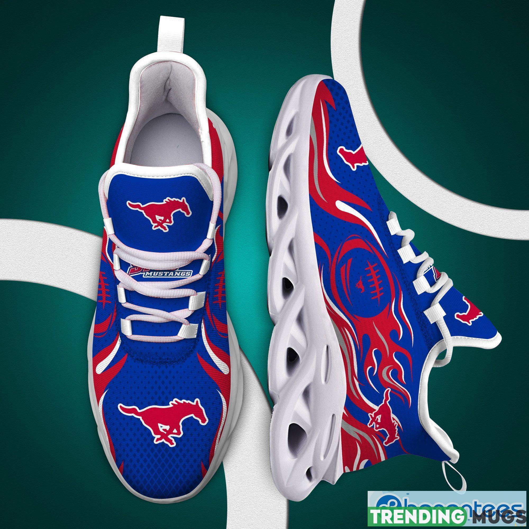 SMU Mustangs Logo Fireball Chunky Sneakers Max Soul Shoes Gift For Men And Women Max Soul SMU Mustangs Logo Fireball Chunky Sneakers Max Soul Shoes Gift For Men And Women Max Soul