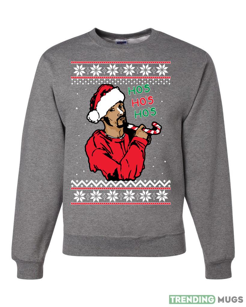 snoop dog ho's ho's ho's Christmas Sweatshirt For Men And Women Gift Ugly Christmas Dark Shirt snoop dog ho's ho's ho's Christmas Sweatshirt For Men And Women Gift Ugly Christmas Dark Shirt