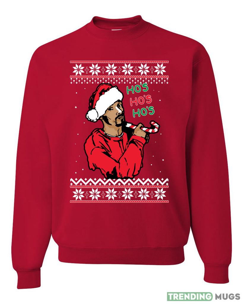 snoop dog ho's ho's ho's Christmas Sweatshirt For Men And Women Gift Ugly Christmas Dark Shirt snoop dog ho's ho's ho's Christmas Sweatshirt For Men And Women Gift Ugly Christmas Dark Shirt