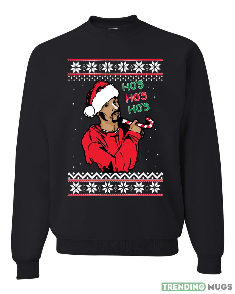 snoop dog ho's ho's ho's Christmas Sweatshirt For Men And Women Gift Ugly Christmas Dark Shirt snoop dog ho's ho's ho's Christmas Sweatshirt For Men And Women Gift Ugly Christmas - snoop dog ho's ho's ho's Christmas Sweatshirt_1