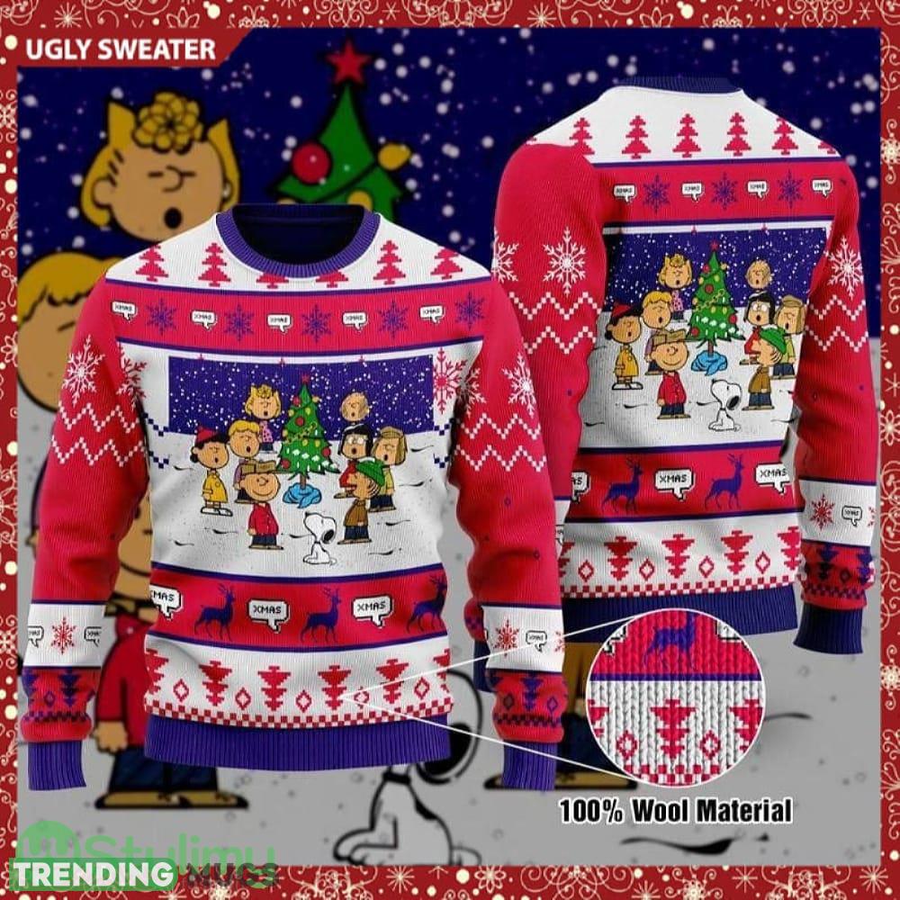 Snoopy Christmas Style Knitted 3D Sweater For Thanksgiving - Snoopy Christmas Style Knitted 3D Sweater For Thanksgiving
