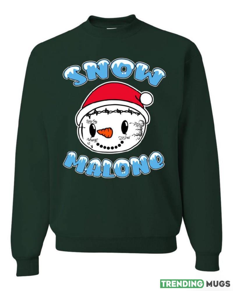 Snow Malone Snowman Face Tatoo Funny Parody T Shirt Sweatshirt For Men And Women Gift Ugly Christmas Dark Shirt Snow Malone Snowman Face Tatoo Funny Parody T Shirt Sweatshirt For Men And Women Gift Ugly Christmas Dark Shirt