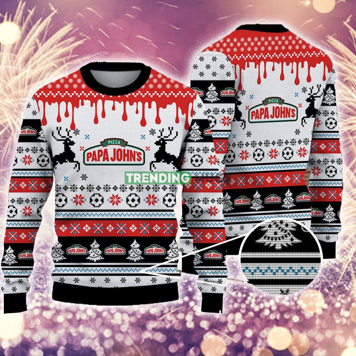 Snowflakes Reindeer papa john's pizza Funny 3D Ugly Christmas Sweater Gift For Men And Women - Snowflakes Reindeer papa john's pizza Funny 3D Ugly Christmas Sweater Gift For Men And Women Snowflakes Reindeer papa john's pizza Funny 3D Ugly Christmas Sweater Gift For Men And Women - Snowflakes Reindeer papa john's pizza Funny 3D Ugly Christmas Sweater Gift For Men And Women