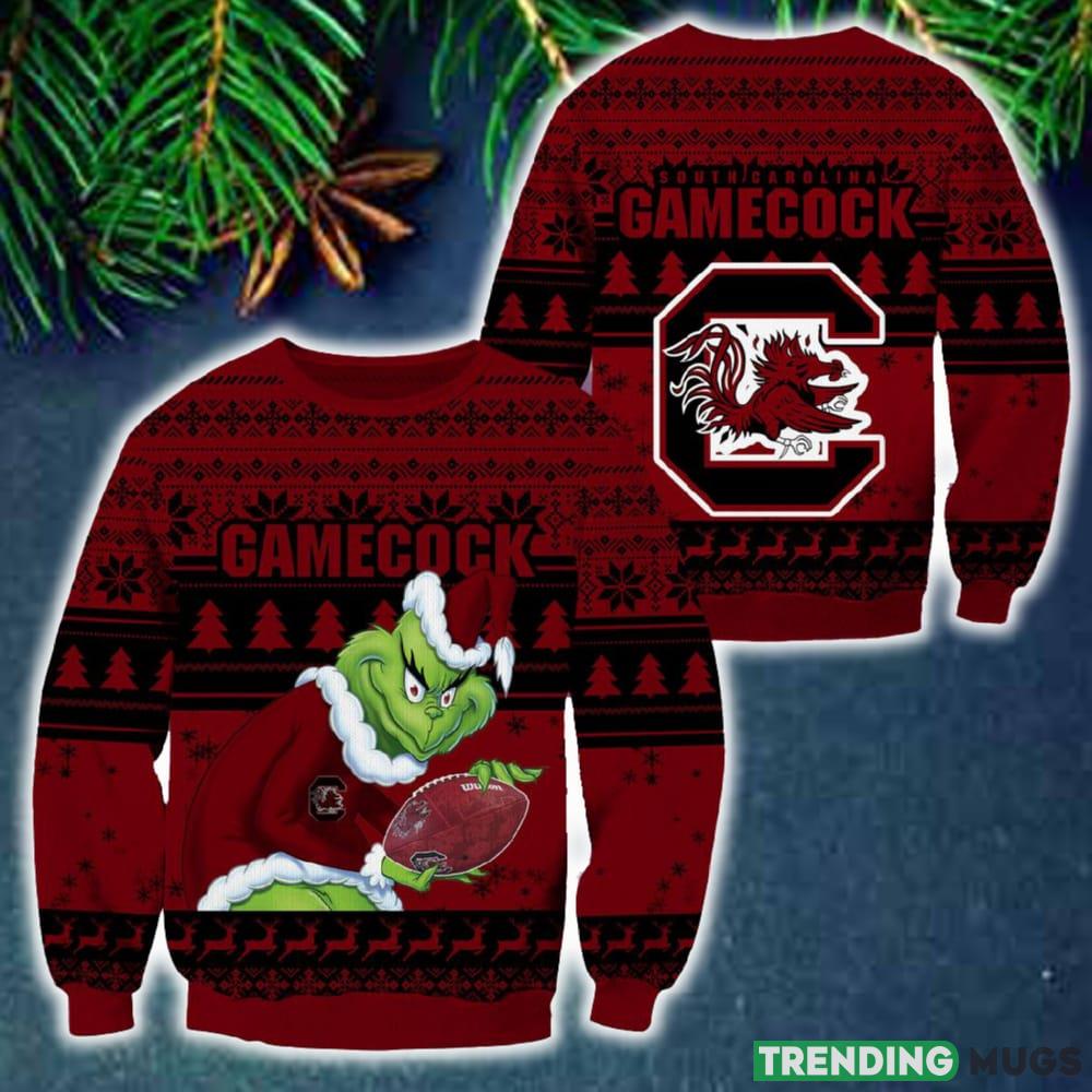 South Carolina Gamecocks Grinch Christmas Ugly Sweater NCAA Funny Gift For Men And Women - South Carolina Gamecocks Grinch Christmas Ugly Sweater NCAA Funny Gift For Men And Women South Carolina Gamecocks Grinch Christmas Ugly Sweater NCAA Funny Gift For Men And Women - South Carolina Gamecocks Grinch Christmas Ugly Sweater NCAA Funny Gift For Men And Women