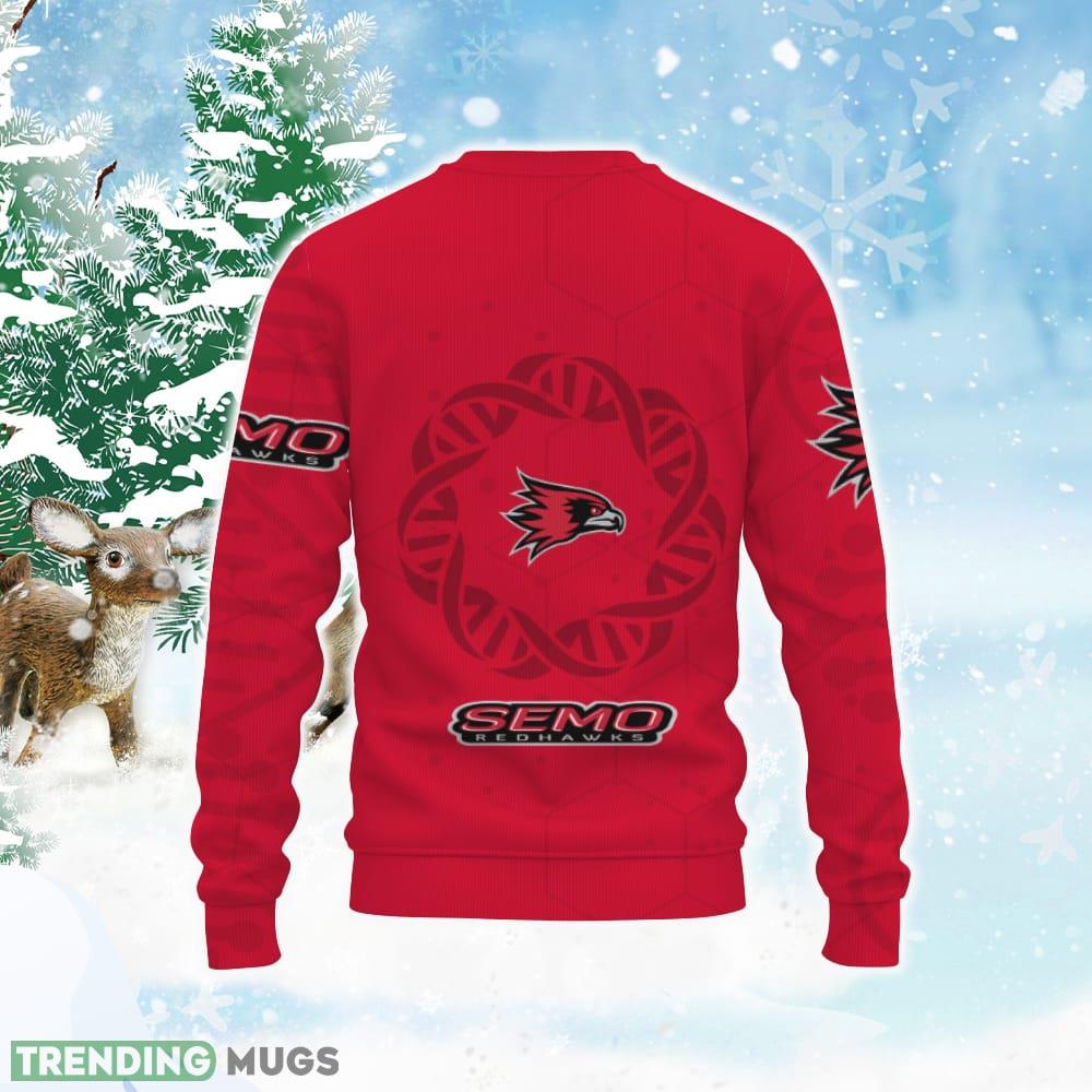 Southeast Missouri Redhawks DNA In My Vein Proud My Style Ugly Christmas Sweater 3D Sweater Southeast Missouri Redhawks DNA In My Vein Proud My Style Ugly Christmas Sweater 3D Sweater