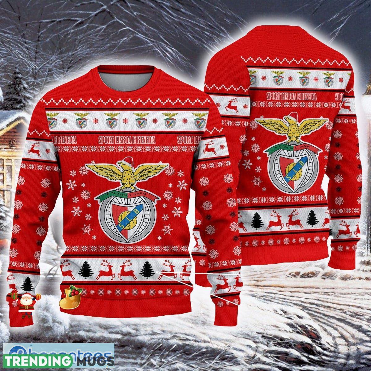 Sport Lisboa e Benfica Liga Portugal 3D Ugly Christmas Sweaters Snow Flowers Christmas Tree For Fans Gift - Sport Lisboa e Benfica Liga Portugal 3D Ugly Christmas Sweaters Snow Flowers Christmas Tree For Fans Gift Sport Lisboa e Benfica Liga Portugal 3D Ugly Christmas Sweaters Snow Flowers Christmas Tree For Fans Gift - Sport Lisboa e Benfica Liga Portugal 3D Ugly Christmas Sweaters Snow Flowers Christmas Tree For Fans Gift