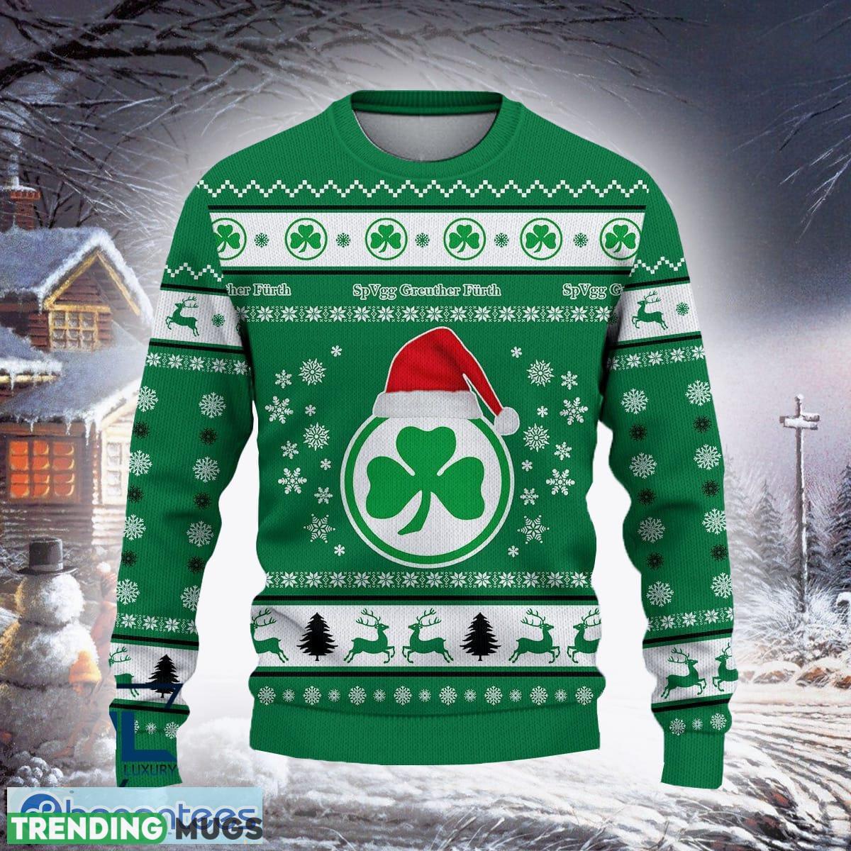 SpVgg Greuther Furth Top Bundesliga Logo Team Design Ugly Christmas Sweater For Fans Gift - SpVgg Greuther Furth Famous Bundesliga Ugly Christmas Sweater For Fans Gift SpVgg Greuther Furth Top Bundesliga Logo Team Design Ugly Christmas Sweater For Fans Gift - SpVgg Greuther Furth Famous Bundesliga Ugly Christmas Sweater For Fans Gift