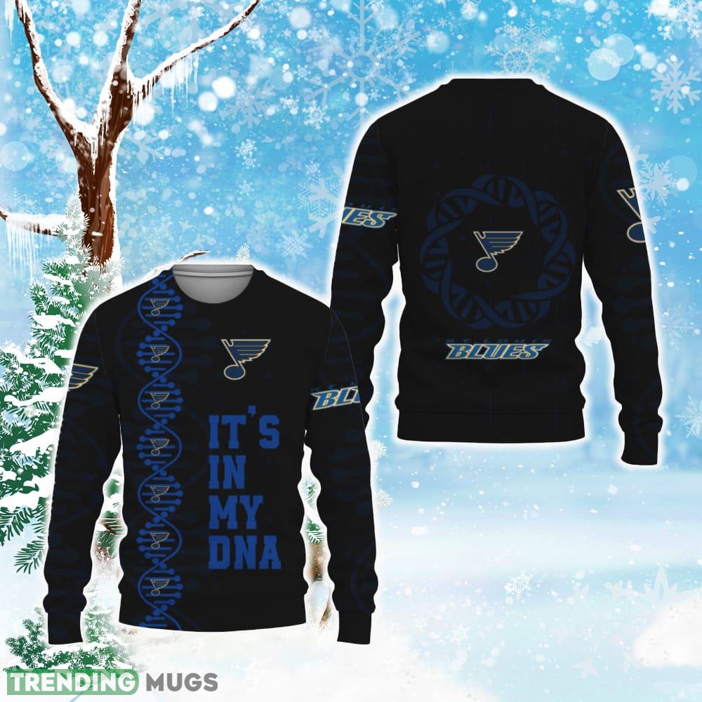St. Louis Blues DNA In My Vein Proud My Style Knitted Christmas Sweater All Over Print - St. Louis Blues DNA In My Vein Proud My Style Ugly Christmas Sweater Photo 1 St. Louis Blues DNA In My Vein Proud My Style Knitted Christmas Sweater All Over Print - St. Louis Blues DNA In My Vein Proud My Style Ugly Christmas Sweater Photo 1