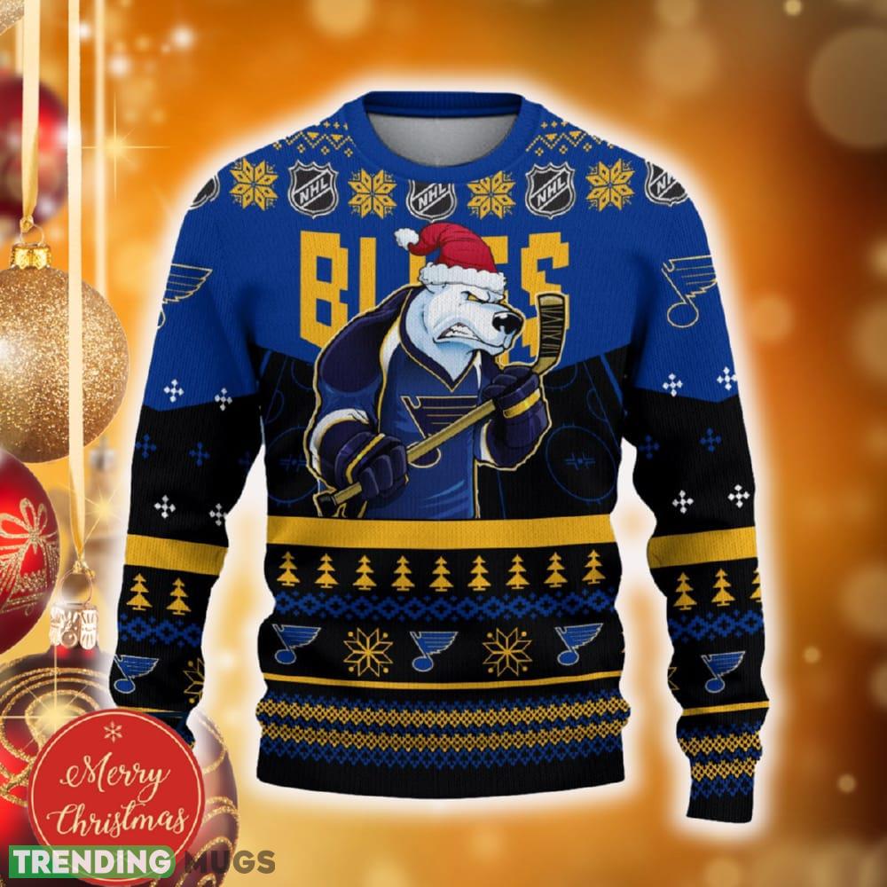 St Louis Blues Funny Ugly Christmas Sweater Angry For Men And Women Custom Name Gift Fans - St Louis Blues Ugly Christmas Sweater_2 St Louis Blues Funny Ugly Christmas Sweater Angry For Men And Women Custom Name Gift Fans - St Louis Blues Ugly Christmas Sweater_2