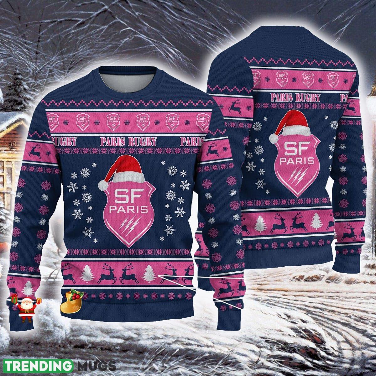 Stade Francais Stylish Top 14 Pro D2 Ugly Sweaters Gift For Fans Christmas Sweatshirt - Stade Francais Stylish Top 14 Pro D2 Ugly Sweaters Gift For Fans Christmas Sweatshirt Stade Francais Stylish Top 14 Pro D2 Ugly Sweaters Gift For Fans Christmas Sweatshirt - Stade Francais Stylish Top 14 Pro D2 Ugly Sweaters Gift For Fans Christmas Sweatshirt