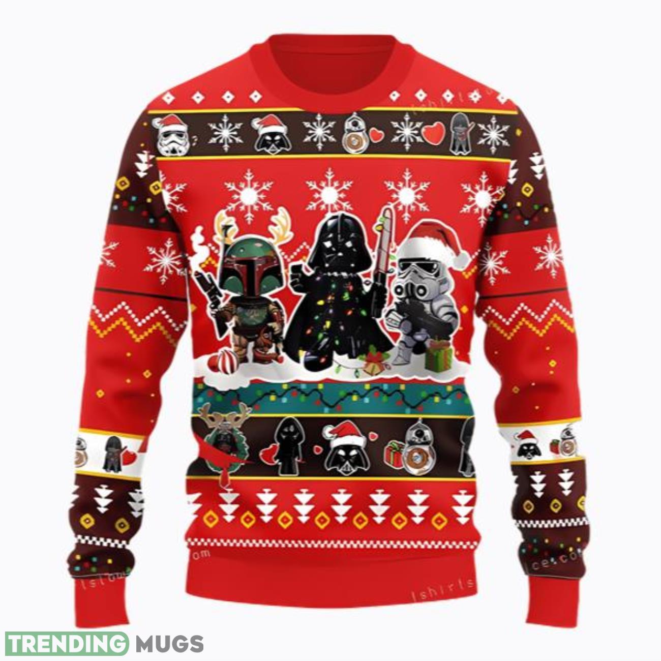Star Wars Chibi Ugly Christmas Sweater Party Christmas Gift Product Photo 1 Star Wars Chibi Ugly Christmas Sweater Party Christmas Gift Product Photo 1