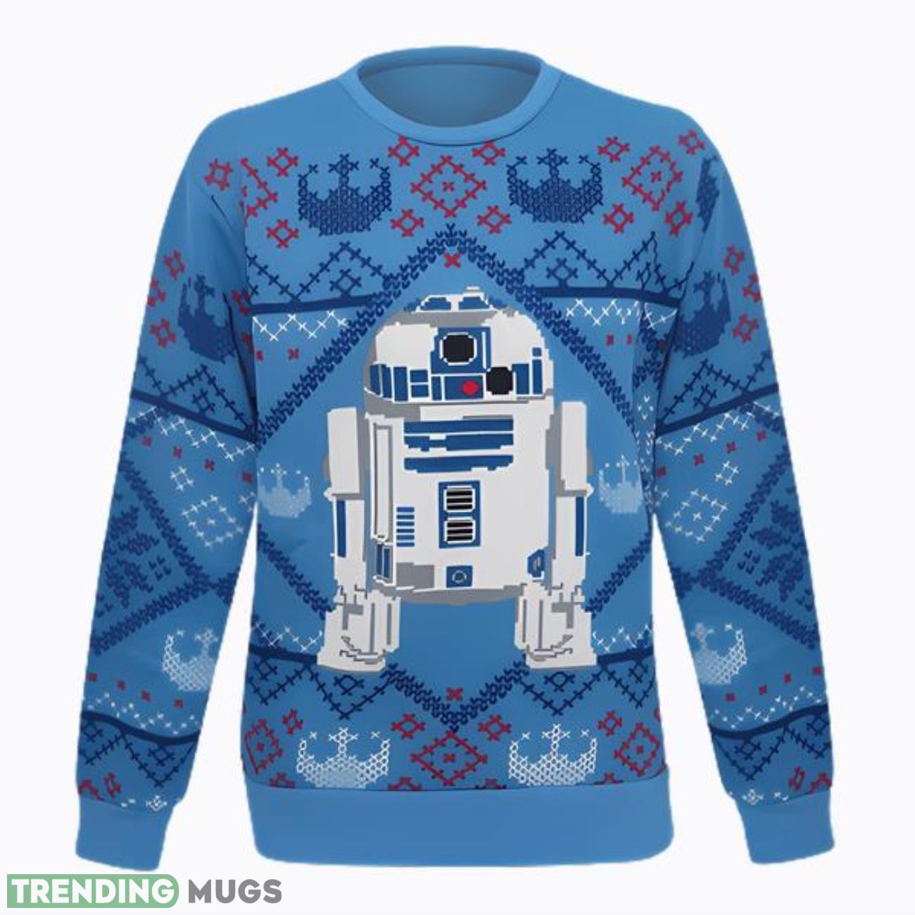 Star Wars R2-D2 Cozy R2 Ugly Men’s Christmas Sweater Product Photo 1 Star Wars R2-D2 Cozy R2 Ugly Men’s Christmas Sweater Product Photo 1