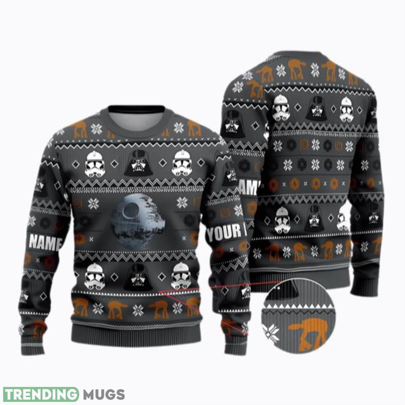Star Wars Ugly Christmas Sweater Storm Trooper Darth Vader Mandalorian Ugly Christmas Sweater Product Photo 1 Star Wars Ugly Christmas Sweater Storm Trooper Darth Vader Mandalorian Ugly Christmas Sweater Product Photo 1