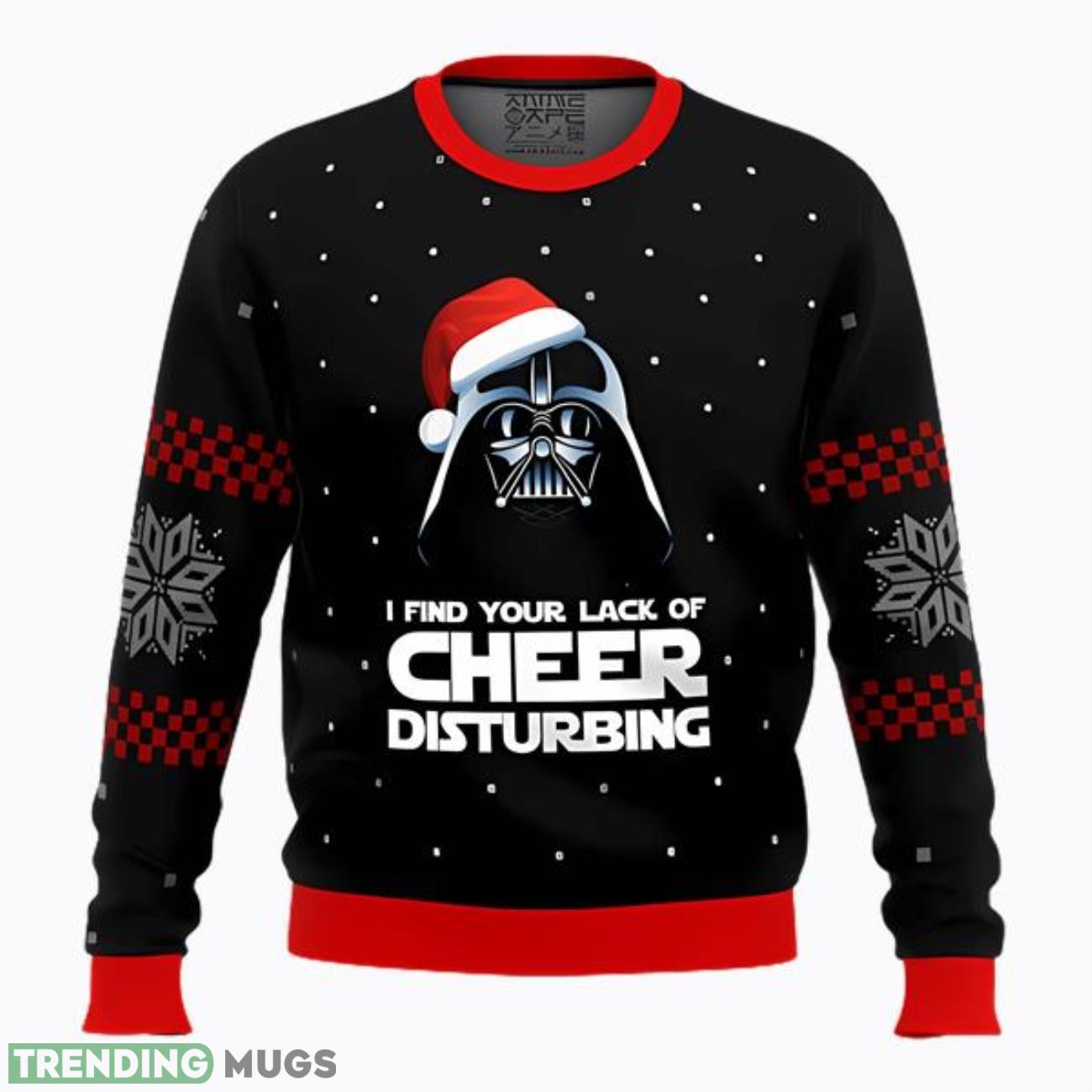 Star Wars Vader Lack of Cheer Ugly Christmas Sweater Product Photo 1 Star Wars Vader Lack of Cheer Ugly Christmas Sweater Product Photo 1