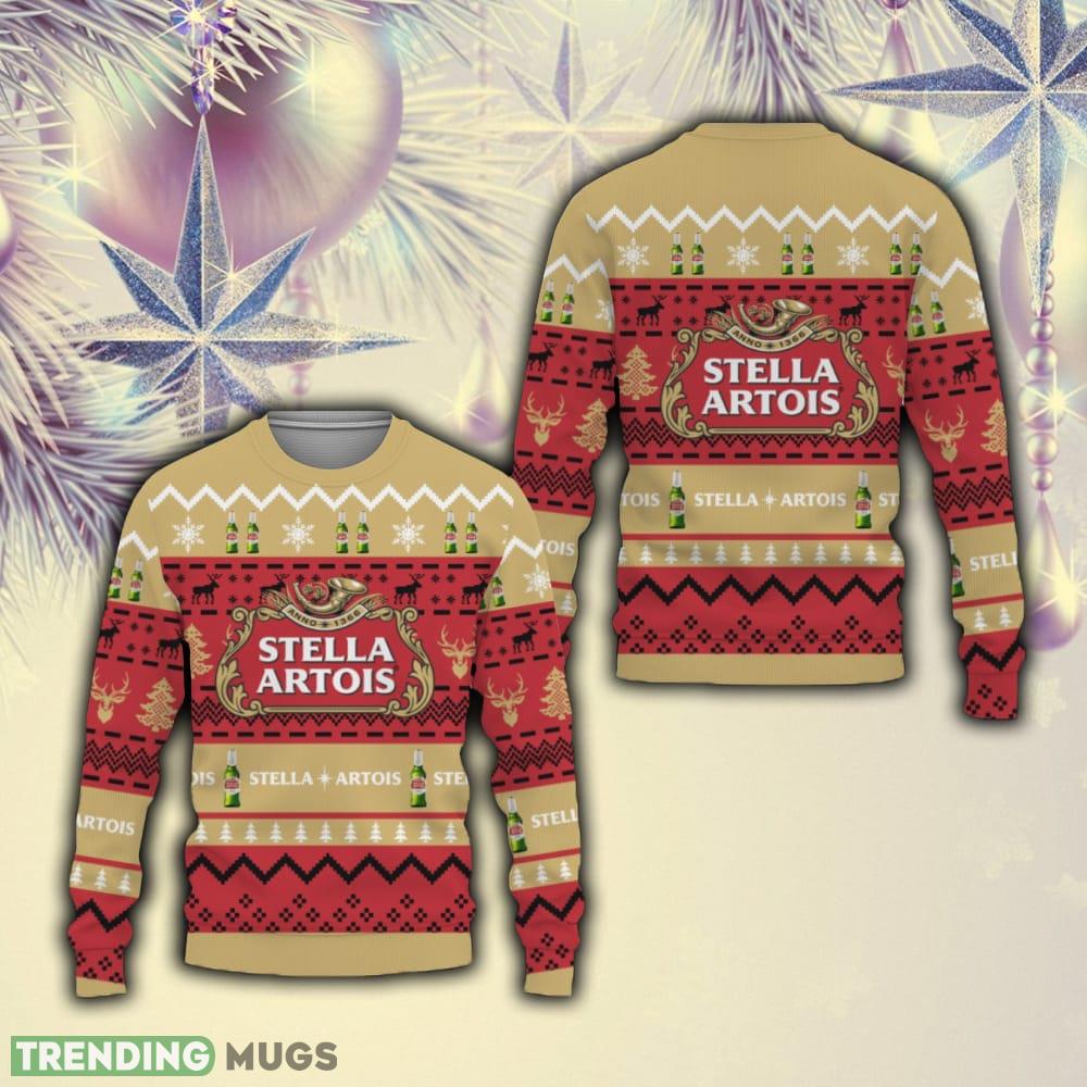 Stella Artois Beers s Beer Vintage Logo Ugly Christmas Sweater Men And Women Gift For Fans Holidays - Stella Artois Beers s Beer Vintage Logo Ugly Christmas Sweater Men And Women Gift For Fans Holidays Stella Artois Beers s Beer Vintage Logo Ugly Christmas Sweater Men And Women Gift For Fans Holidays - Stella Artois Beers s Beer Vintage Logo Ugly Christmas Sweater Men And Women Gift For Fans Holidays