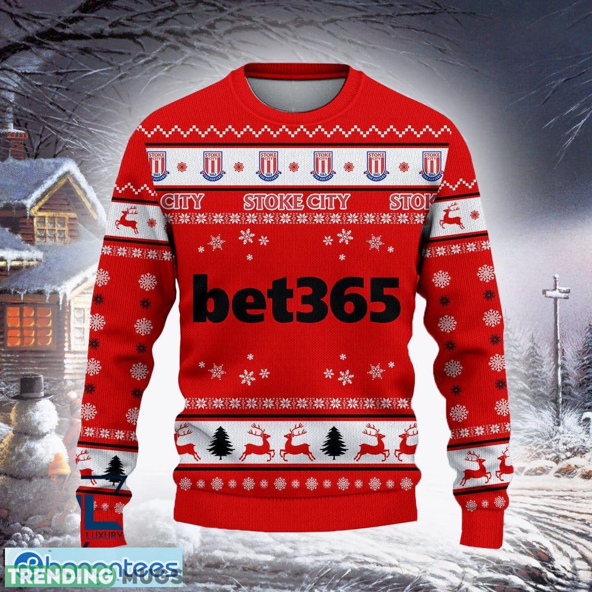 Stoke City F.C Traditional Efl Logo Team Ugly Christmas Sweater For Fans Gift Unisex Sweatshirt - Stoke City F.C Luau Efl Ugly Christmas Sweater For Fans Gift Stoke City F.C Traditional Efl Logo Team Ugly Christmas Sweater For Fans Gift Unisex Sweatshirt - Stoke City F.C Luau Efl Ugly Christmas Sweater For Fans Gift