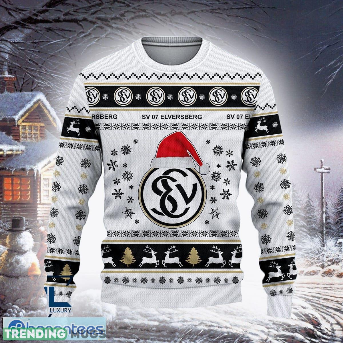 SV 07 Elversberg Affordable Bundesliga Logo Team Design Ugly Christmas Sweater For Fans Gift - SV 07 Elversberg Affordable Bundesliga Ugly Christmas Sweater For Fans Gift SV 07 Elversberg Affordable Bundesliga Logo Team Design Ugly Christmas Sweater For Fans Gift - SV 07 Elversberg Affordable Bundesliga Ugly Christmas Sweater For Fans Gift