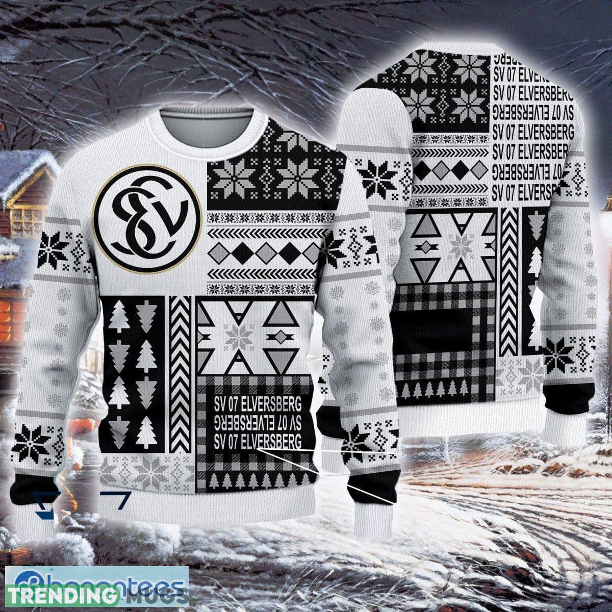 SV 07 Elversberg Luxury Bundesliga Logo Team Design Ugly Christmas Sweater For Fans Gift - SV 07 Elversberg Designer Bundesliga Ugly Christmas Sweater For Fans Gift SV 07 Elversberg Luxury Bundesliga Logo Team Design Ugly Christmas Sweater For Fans Gift - SV 07 Elversberg Designer Bundesliga Ugly Christmas Sweater For Fans Gift