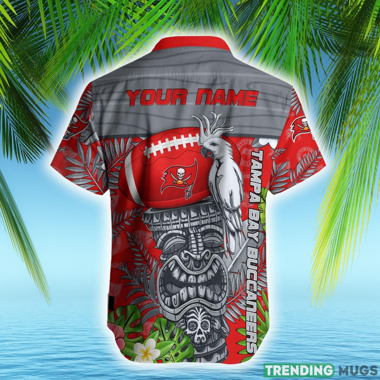 Tampa Bay Buccaneers NFL Hawaiian Shirt Leaf Logo Angry For Men And Women Gift Fans Custom Name Hawaiian Shirt Tampa Bay Buccaneers NFL Hawaiian Shirt Leaf Logo Angry For Men And Women Gift Fans Custom Name Hawaiian Shirt