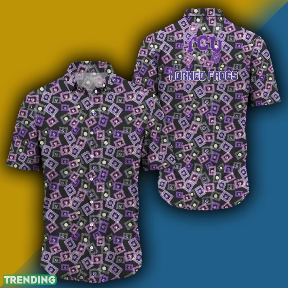 TCU Horned Frogs Short Sleeve Film Pattern Hawaiian Shirt For Men And Women - TCU Horned Frogs Short Sleeve Film Pattern Hawaiian Shirt For Men And Women Photo 2 TCU Horned Frogs Short Sleeve Film Pattern Hawaiian Shirt For Men And Women - TCU Horned Frogs Short Sleeve Film Pattern Hawaiian Shirt For Men And Women Photo 2