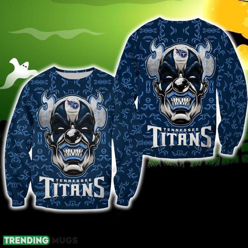 Tennessee Titans Halloween Clown Edition Unisex Ugly Sweater For Men And Women Gift Christmas - Tennessee Titans Halloween Clown Edition Unisex Ugly Sweater For Men And Women Gift Christmas Tennessee Titans Halloween Clown Edition Unisex Ugly Sweater For Men And Women Gift Christmas - Tennessee Titans Halloween Clown Edition Unisex Ugly Sweater For Men And Women Gift Christmas