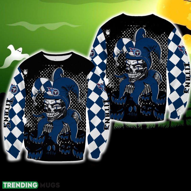 Tennessee Titans Halloween Clown Winter Ugly Sweater For Men And Women Gift Christmas - Tennessee Titans Halloween Clown Winter Ugly Sweater For Men And Women Gift Christmas Tennessee Titans Halloween Clown Winter Ugly Sweater For Men And Women Gift Christmas - Tennessee Titans Halloween Clown Winter Ugly Sweater For Men And Women Gift Christmas