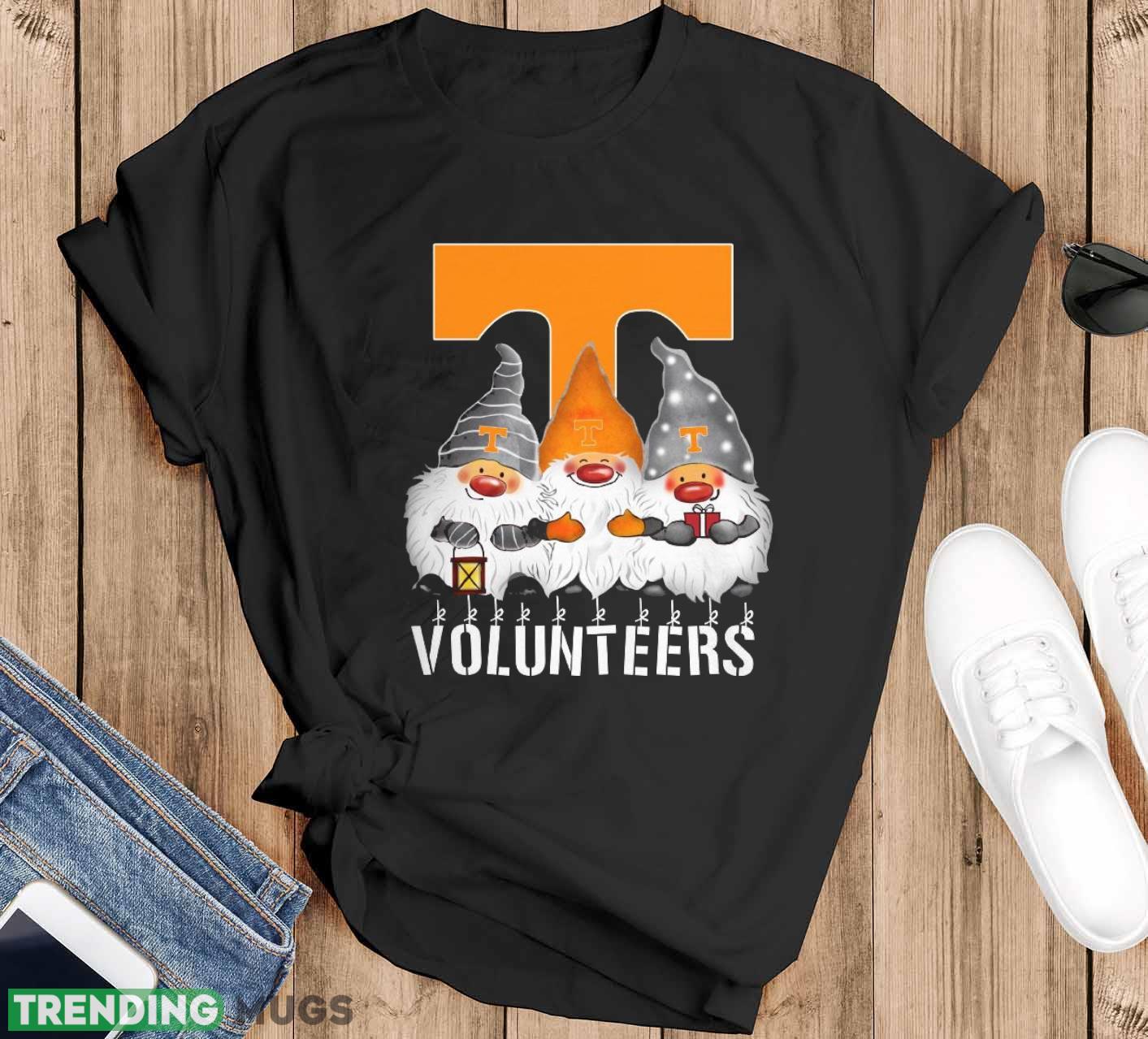 Tennessee Volunteers Gnomies Christmas Funny Black T Shirt Sweatshirt For Fans - Black T-Shirt Tennessee Volunteers Gnomies Christmas Funny Black T Shirt Sweatshirt For Fans - Black T-Shirt