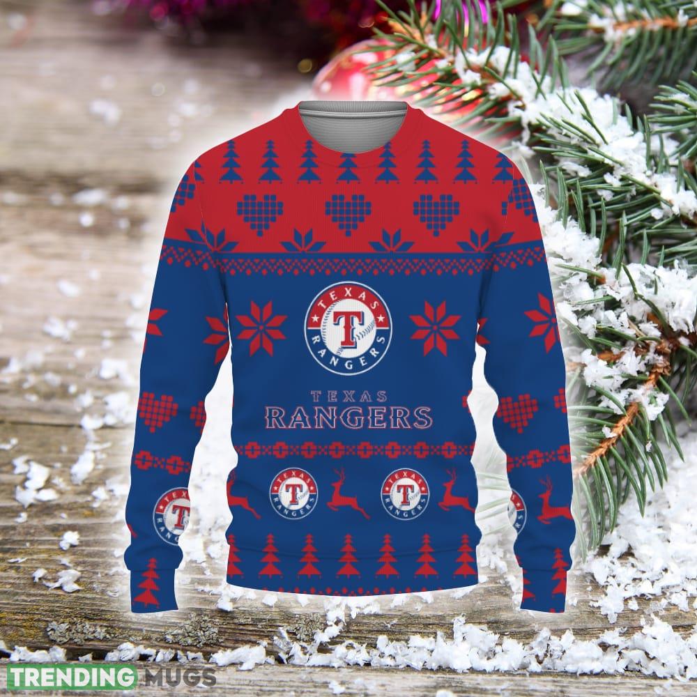 Texas Rangers Merry Christmas Tree Christmas Sweater Unisex Sweatshirt For Fans Gift Holiday Christmas 3D Sweater Texas Rangers Merry Christmas Tree Christmas Sweater Unisex Sweatshirt For Fans Gift Holiday Christmas 3D Sweater