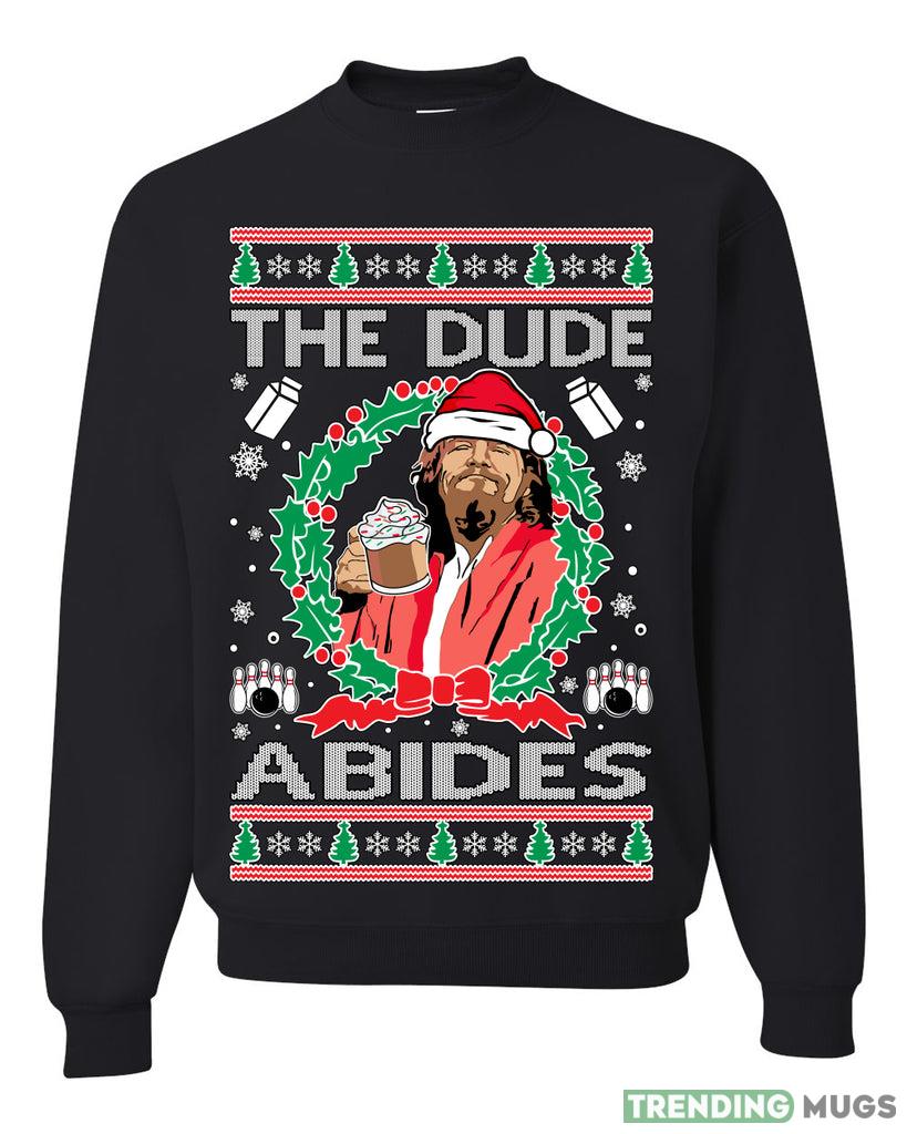 The Dude Abides Christmas Sweater Sweatshirt For Men And Women Gift Ugly Christmas - The Dude Abides Christmas Ugly Christmas Sweater Sweatshirt_1 The Dude Abides Christmas Sweater Sweatshirt For Men And Women Gift Ugly Christmas - The Dude Abides Christmas Ugly Christmas Sweater Sweatshirt_1