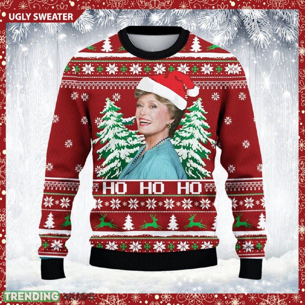 The Golden Girls Blanche Christmas Wardrobe Knitted 3D Sweater For Thanksgiving - The Golden Girls Blanche Christmas Wardrobe Knitted 3D Sweater For Thanksgiving The Golden Girls Blanche Christmas Wardrobe Knitted 3D Sweater For Thanksgiving - The Golden Girls Blanche Christmas Wardrobe Knitted 3D Sweater For Thanksgiving