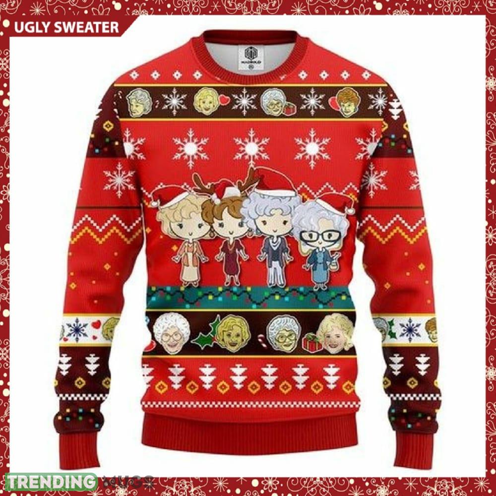 The Golden Girls Christmas Pullover Ugly 3D Sweater For Thanksgiving - The Golden Girls Christmas Pullover Ugly 3D Sweater For Thanksgiving The Golden Girls Christmas Pullover Ugly 3D Sweater For Thanksgiving - The Golden Girls Christmas Pullover Ugly 3D Sweater For Thanksgiving