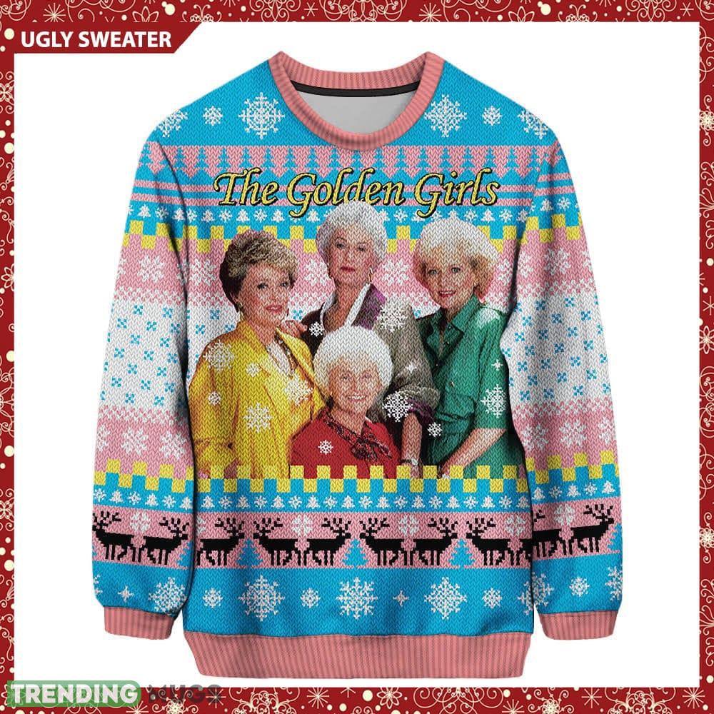 The Golden Girls Christmas Textile Knitted 3D Sweater For Thanksgiving - The Golden Girls Christmas Textile Knitted 3D Sweater For Thanksgiving The Golden Girls Christmas Textile Knitted 3D Sweater For Thanksgiving - The Golden Girls Christmas Textile Knitted 3D Sweater For Thanksgiving