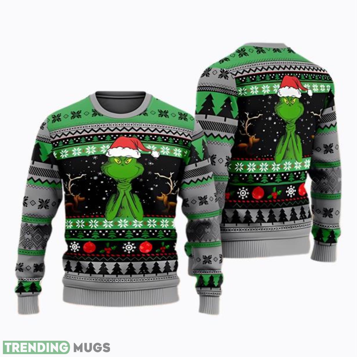 The Grinch Merry Grinchmas Funny Christmas Sweater Product Photo 1 The Grinch Merry Grinchmas Funny Christmas Sweater Product Photo 1