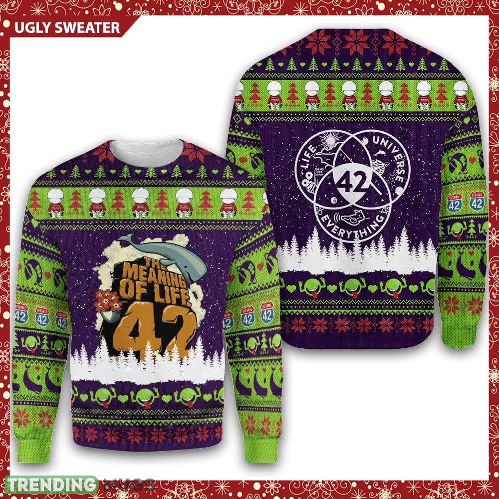 The Hitchhiker'S Guide To The Galaxy Knitted 3D Sweater For Christmas 3D Sweater The Hitchhiker'S Guide To The Galaxy Knitted 3D Sweater For Christmas - The Hitchhiker'S Guide To The Galaxy Knitted 3D Sweater For Christmas
