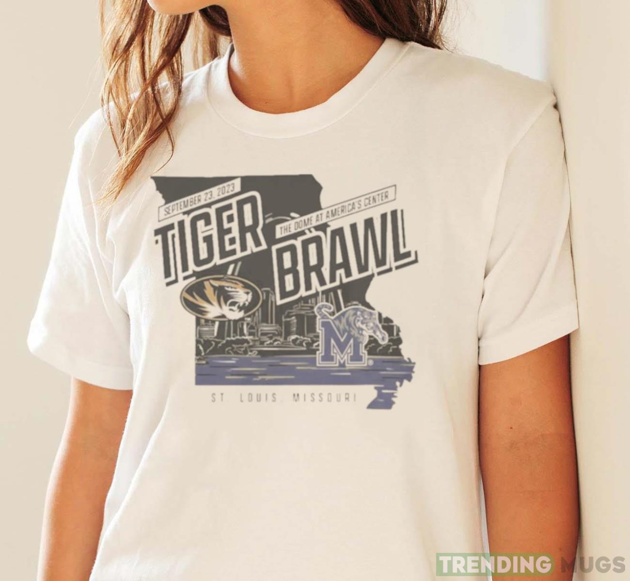 The mizzou gold mizzou tigers vs memphis tiger brawl gameday shirt Light Shirt The mizzou gold mizzou tigers vs memphis tiger brawl gameday shirt Light Shirt