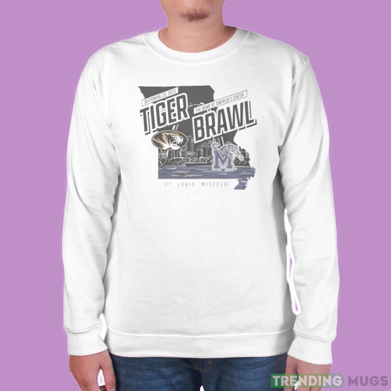 The mizzou gold mizzou tigers vs memphis tiger brawl gameday shirt Light Shirt The mizzou gold mizzou tigers vs memphis tiger brawl gameday shirt Light Shirt