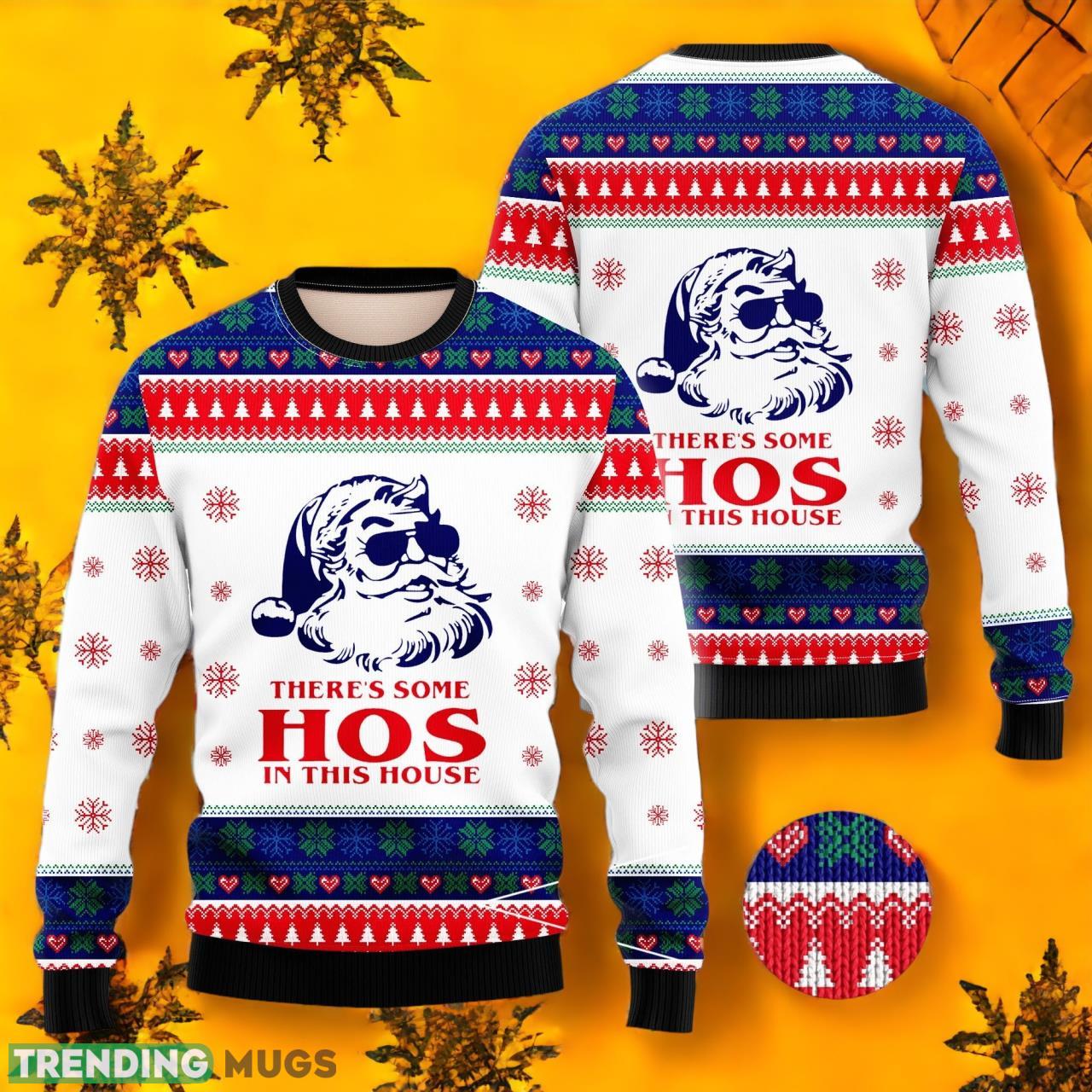 There’s Some Hos In This House Ugly Christmas Sweater For Men & Women Product Photo 1 There’s Some Hos In This House Ugly Christmas Sweater For Men & Women Product Photo 1
