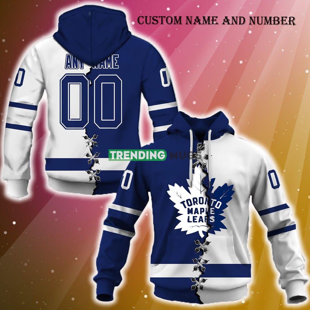 Toronto Maple Leafs NHL 3D Hoodie Zip Hoodie For Fans Christmas All Over Printed Custom Number And Name - Toronto Maple Leafs NHL 3D Hoodie AOP_1 Toronto Maple Leafs NHL 3D Hoodie Zip Hoodie For Fans Christmas All Over Printed Custom Number And Name - Toronto Maple Leafs NHL 3D Hoodie AOP_1