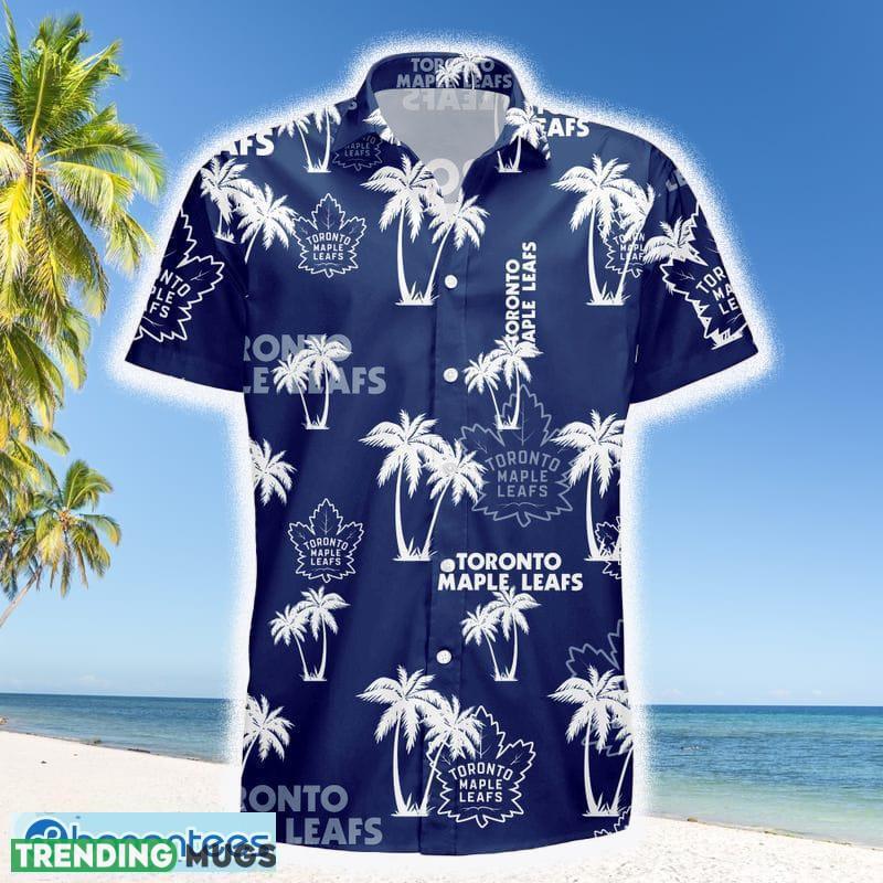 Toronto Maple Leafs Palm Tree Pattern Hawaiian Shirt For Men And Women Gift Beach Holiday Hawaiian Shirt Toronto Maple Leafs Palm Tree Pattern Hawaiian Shirt For Men And Women Gift Beach Holiday Hawaiian Shirt