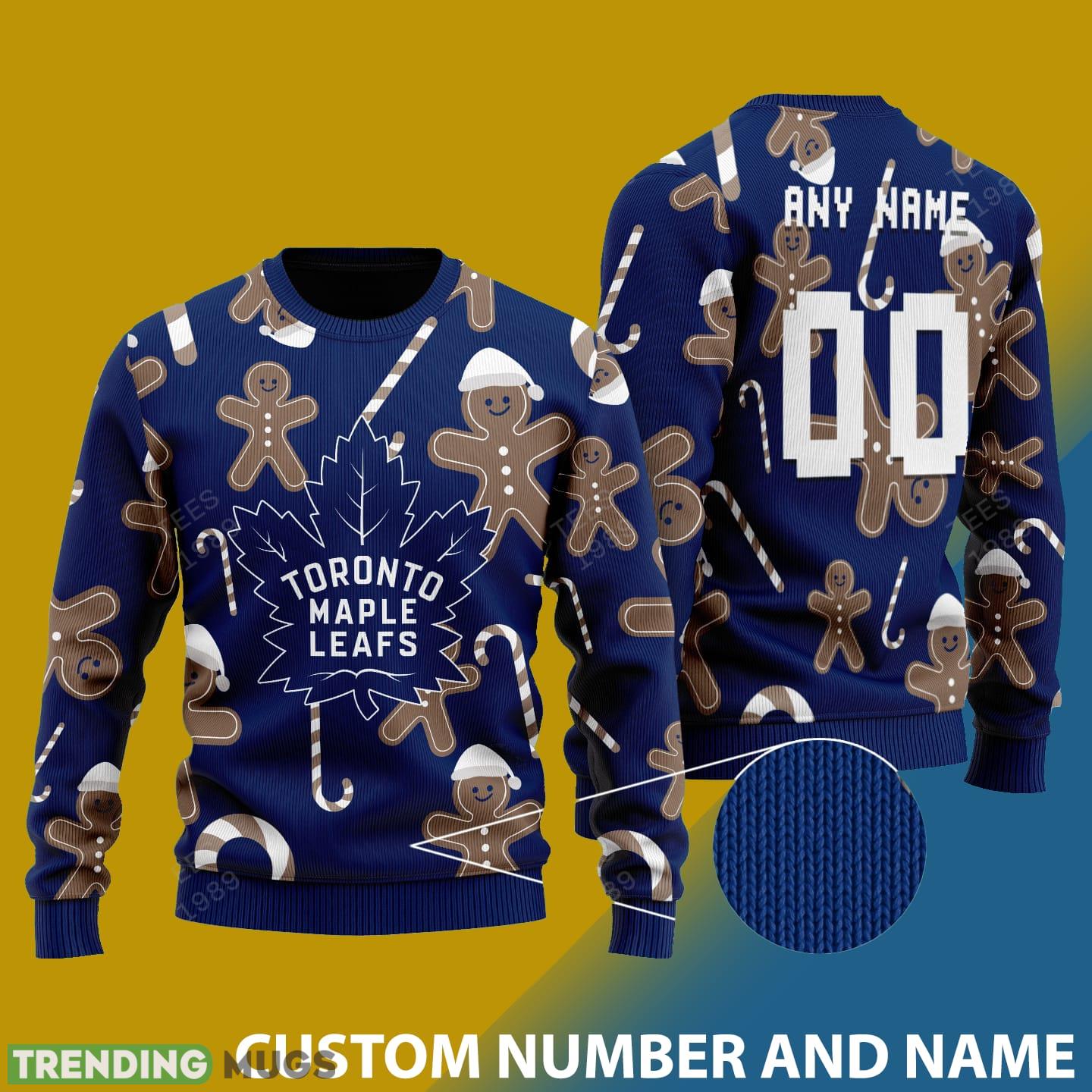 Toronto Maple Leafs Snowflakes Reindeer 3D Sweater Custom Number And Name - Toronto Maple Leafs - CUSTOMIZE YOUR NAME & NUMBER Photo 1 Toronto Maple Leafs Snowflakes Reindeer 3D Sweater Custom Number And Name - Toronto Maple Leafs - CUSTOMIZE YOUR NAME & NUMBER Photo 1