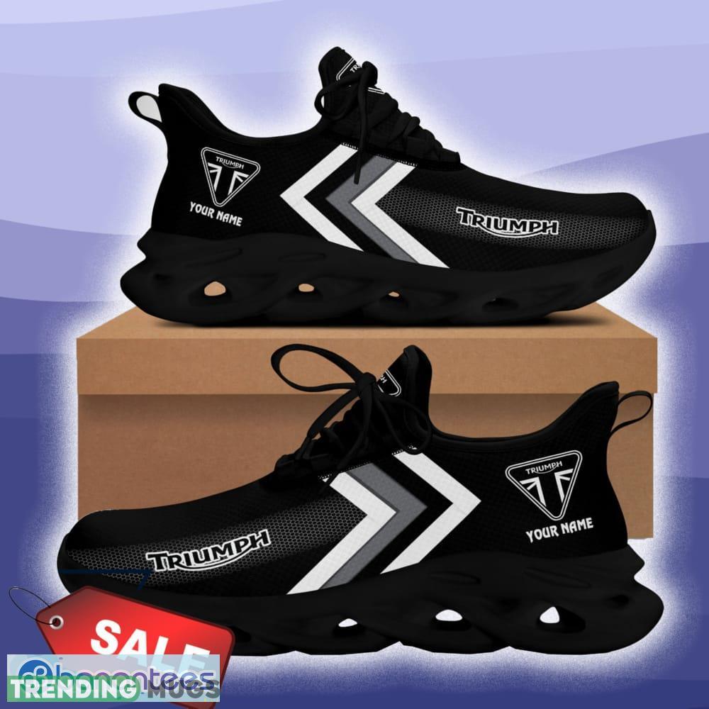 Triumph Motorcycles Custom Name Car AOP Max Soul Sneakers Gift For Fans Sport Shoes Max Soul Triumph Motorcycles Custom Name Car AOP Max Soul Sneakers Gift For Fans Sport Shoes Max Soul